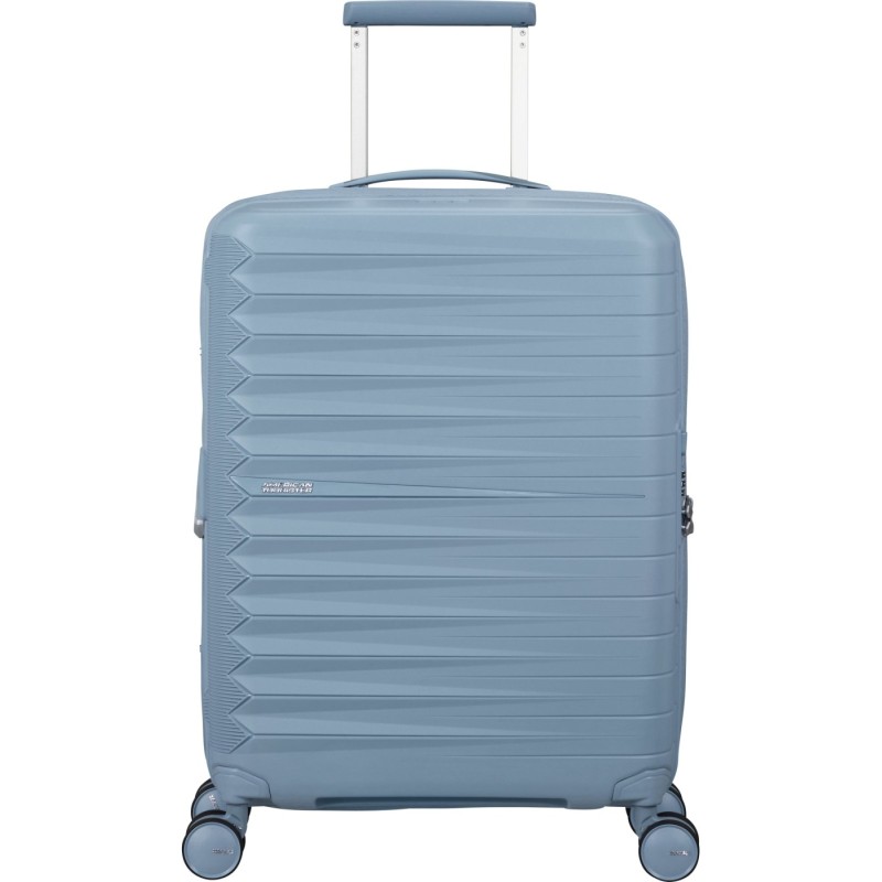 American Tourister - - FastForward. 155259-1827 - 55 cm / 20" Expandable TSA Spinner. Steel Blue